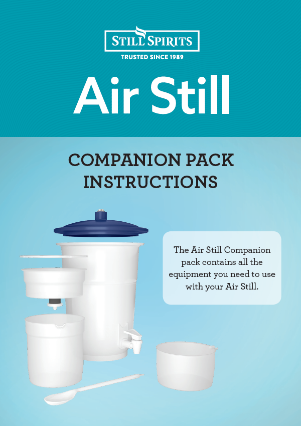 Instructions Air Still Companion Pack Still Spirits